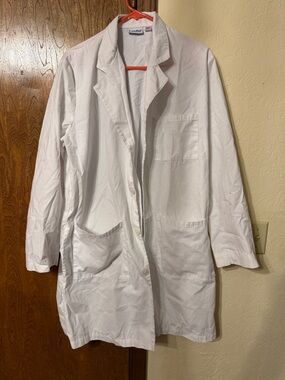 Landau White Women's Lab Coat Blazer